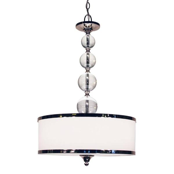 Filament Design Lawrence Collection 3-Light Chrome Pendant