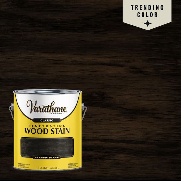 1 gal. Black Classic Interior Wood Stain
