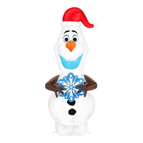4 ft LED Olaf Airblown Inflatable