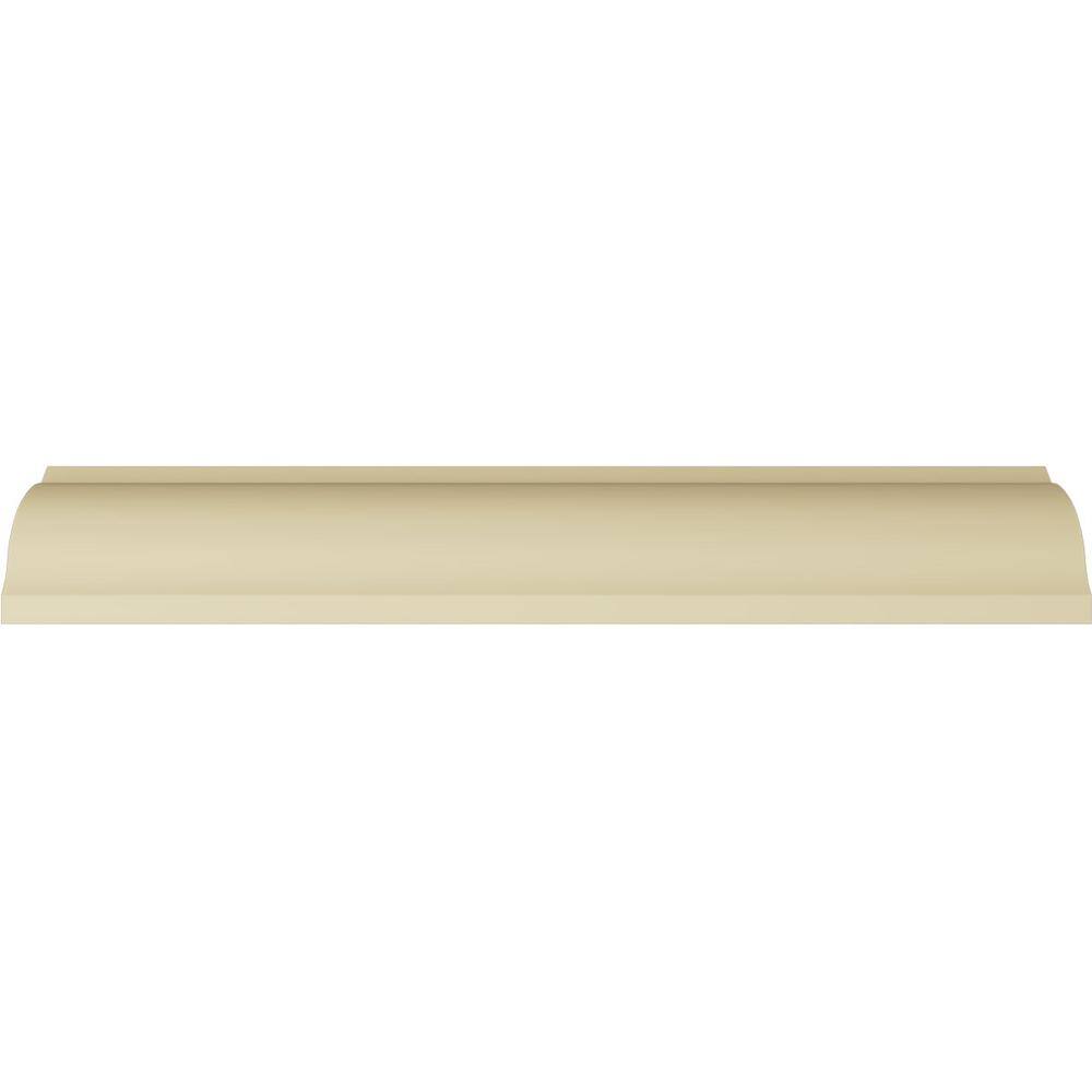 White Polyurethane Diane Crown Moulding 94.5" Length