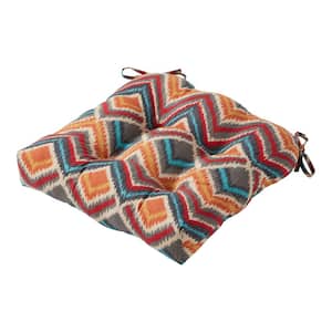 20 in. Surreal Square Tufted Outdoor Seat Cushion
