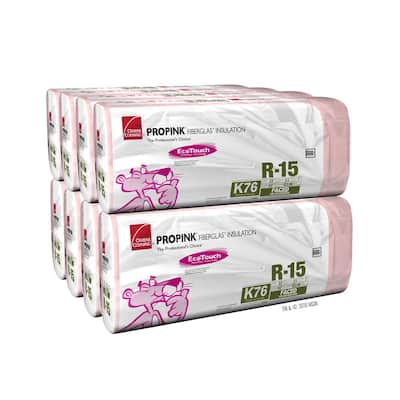 Owens Corning R-13 Unfaced Fiberglass Insulation Batt 24 in. x 96 in. (8-Bags)