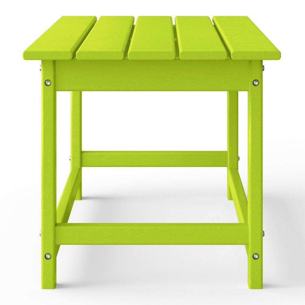 Lime Green Poly Adirondack Outdoor Coffee Table
