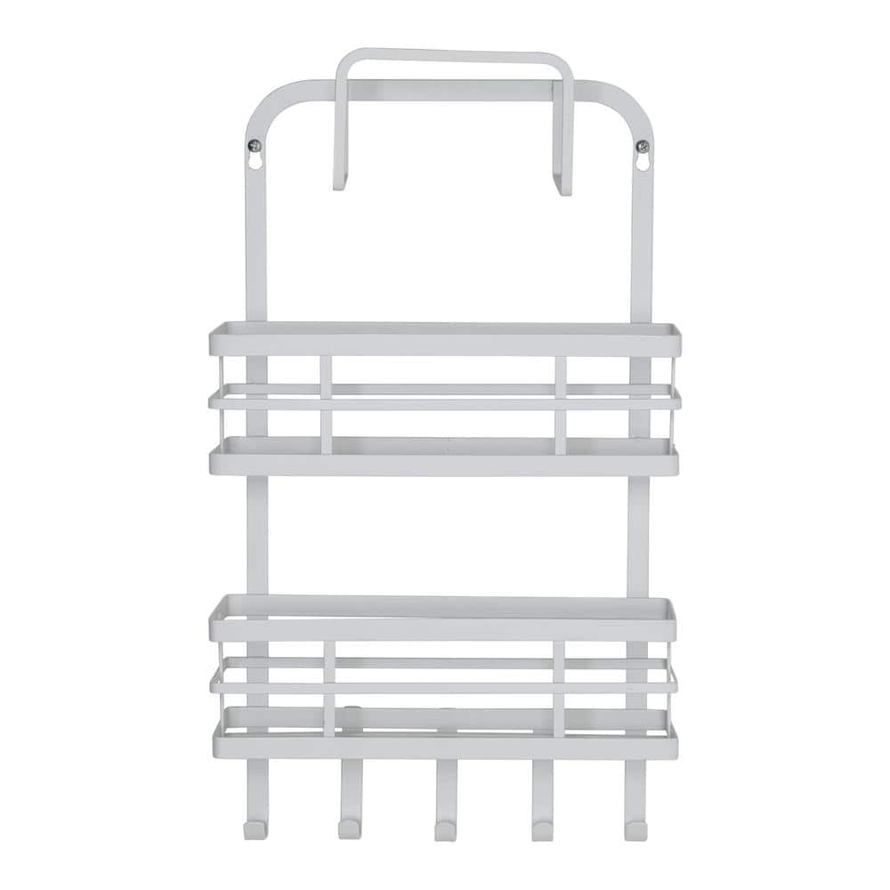 Honey-Can-Do Set of 2 Stackable Cabinet Shelves ,White