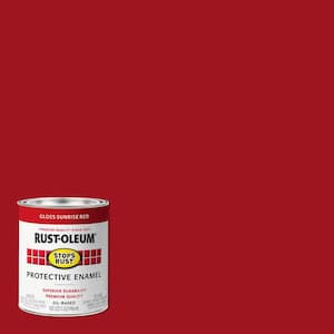 Rust-Oleum 12 oz Stops Rust Protective Enamel Spray Paint - Gloss Sunrise Red