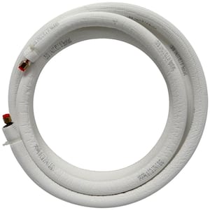 1/4 in. x 1/2 in. x 25 ft. Universal Piping Assembly, Non-Tear Insulation for Ductless Mini Split