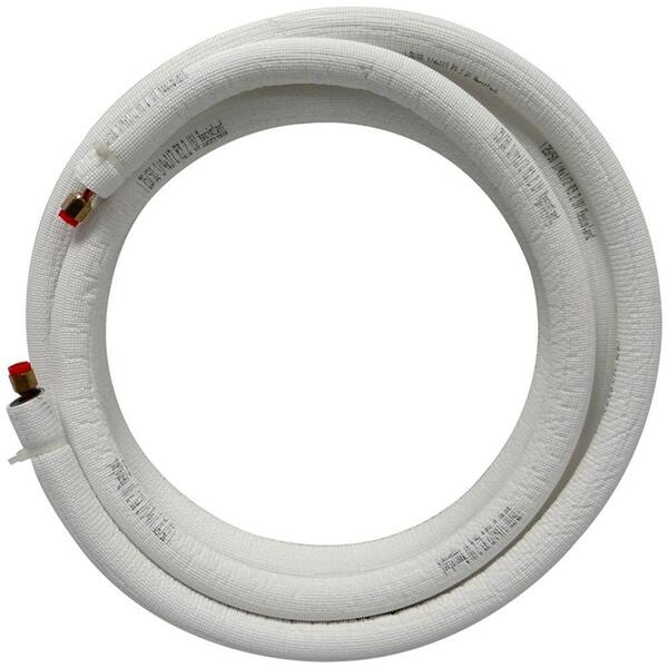 JMF 1/4 in. x 1/2 in. x 50 ft. Universal Piping Assembly, Non-Tear Insulation for Ductless Mini Split