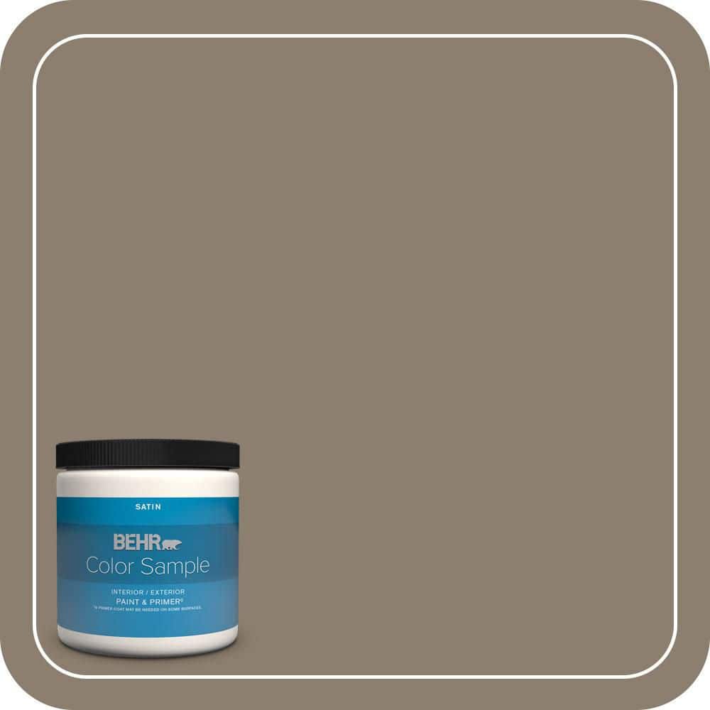 8 oz. #BNC-36 Restful Brown Satin Enamel Interior/Exterior Paint & Primer Color Sample price history on PriceWatchPro