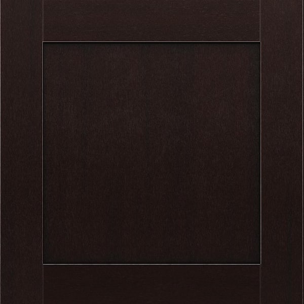 San Mateo 9 7/8-in. W x 3/4-in. D x 10-in. H in Duraform Espresso Cabinet Door Sample