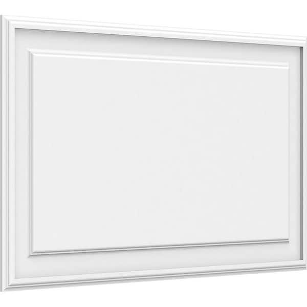 Ekena Millwork 32"W x 18"H x 5/8"P Legacy Raised Panel Decorative Wall Panel