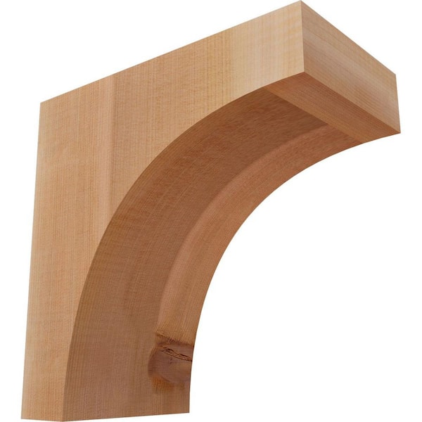 Ekena Millwork 5-1/2 in. x 10 in. x 10 in. Western Red Cedar Huntington Smooth Corbel
