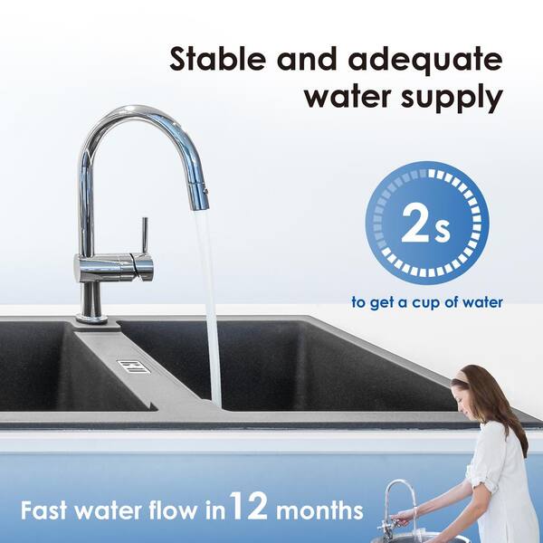 Waterdrop RF10W-UF 0.01 Micron Water Filter, Reduces Lead, Chlorine, Bad  Taste & Odor, 8K Gallons High Capacity, Replacement for Waterdrop Under  Sink
