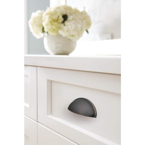 Ravino 3 in. (76mm) Classic Oil-Rubbed Bronze Cabinet Cup Pull