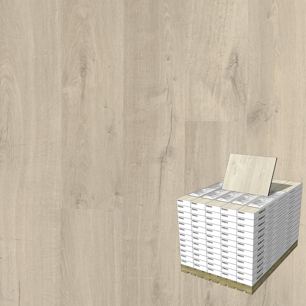 Pergo Outlast+ Graceland Oak 12 mm T x 7.4 in. W Waterproof Laminate Wood Flooring (1015.8 sqft/pallet)