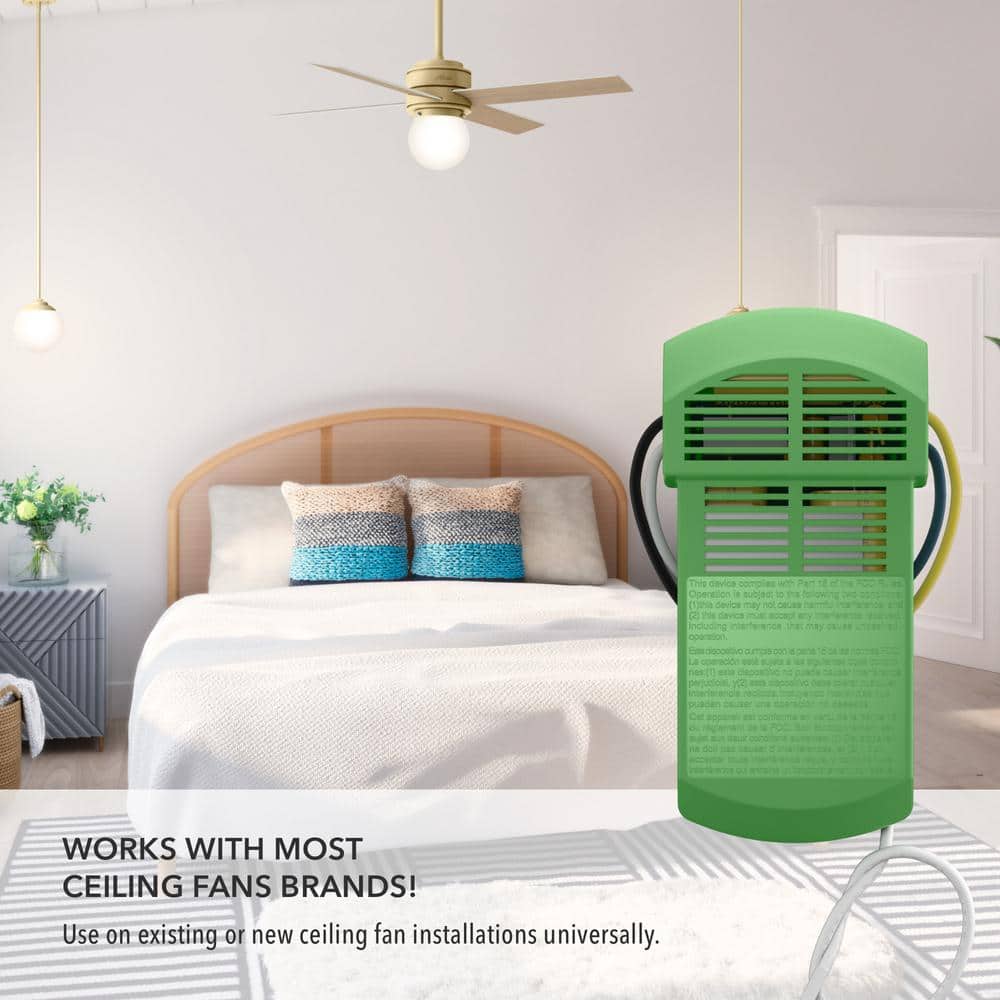 Universal Green 3-Speed Ceiling Fan Receiver