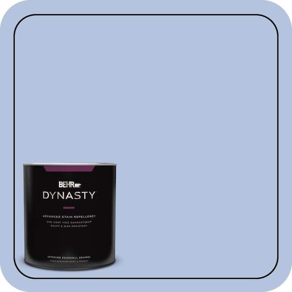 BEHR DYNASTY 1 qt. #600C-3 Periwinkle Bud Eggshell Enamel Interior Stain-Blocking Paint & Primer