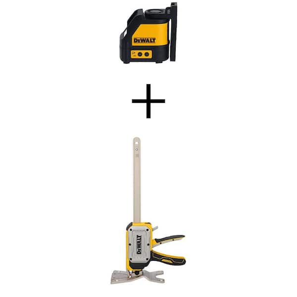 DEWALT 100 ft. Green Self-Leveling Cross Line Laser Level