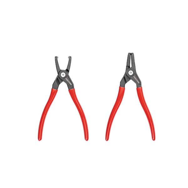 9 in. 90° Internal and External Retaining Ring Pliers Set, 2-Piece (0.090 in. Tips)