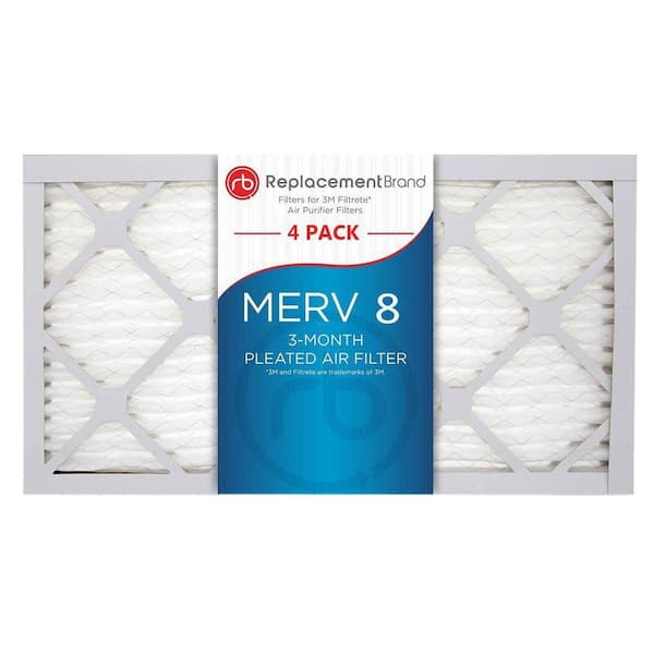 Unbranded 9 in. x 15 in. x 1 in. MERV 8 Air Purifier Replacement Filter (4-Pack)