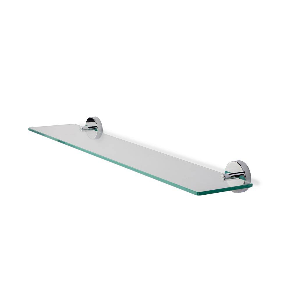 Croydex Epsom 23.2 in. W Glass Shelf QM481441US - The Home Depot