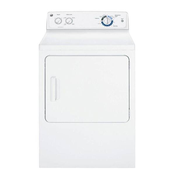 GE 6.8 cu. ft. Electric Dryer in White