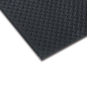 Diamond Soft Foot Black 4 ft. x 6 ft. Commercial Door Mat