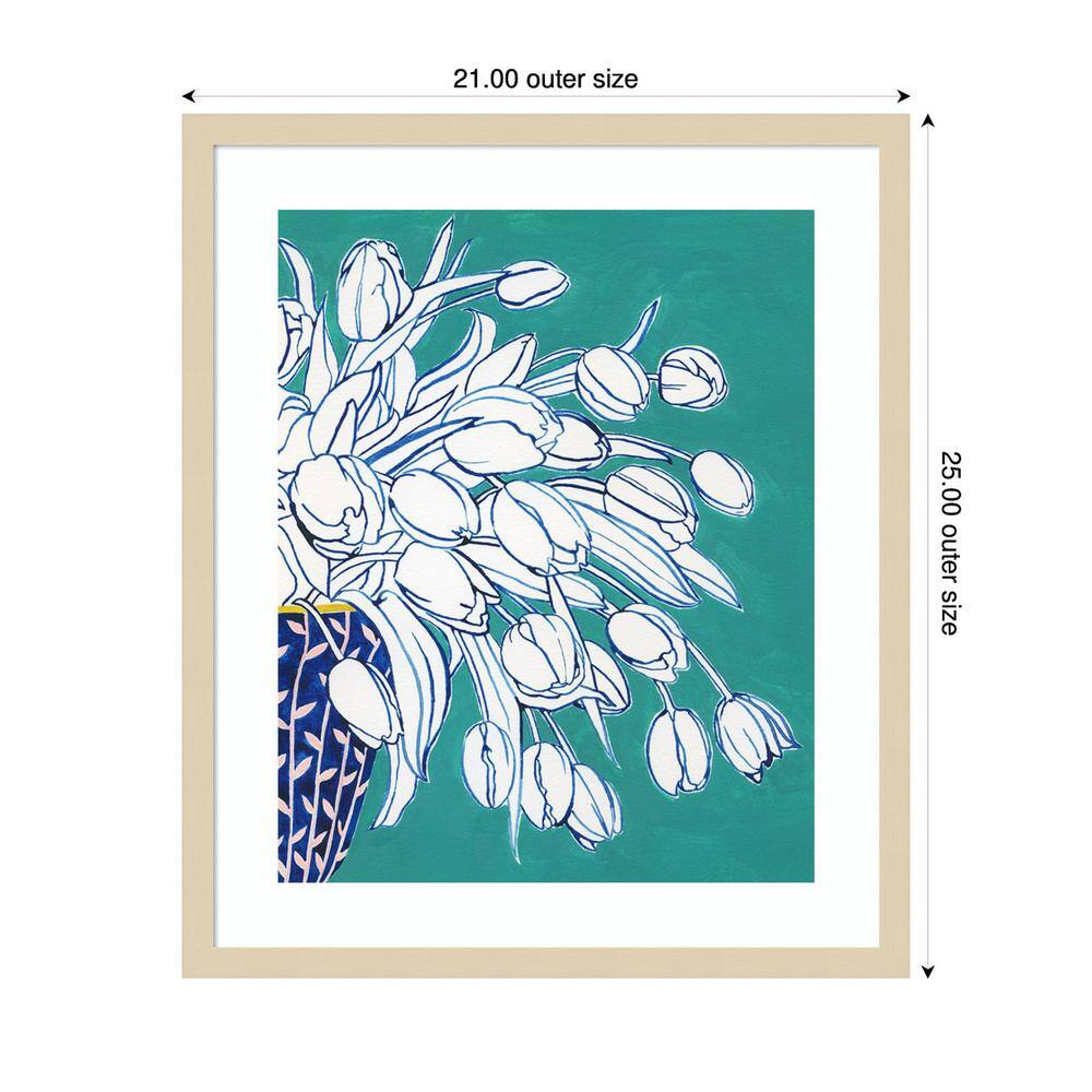 Amanti Art 25"x25" Sky Alive by Lera Wood Framed Wall Art Print
