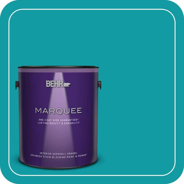 BEHR MARQUEE 1 gal. #MQ4-20 Island Dream One-Coat Hide Eggshell Enamel Interior Paint & Primer