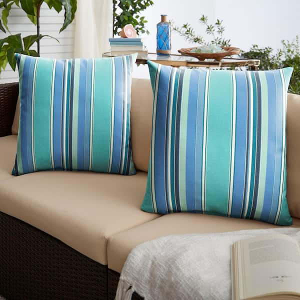 Outdoor sunbrella hot sale throw pillows