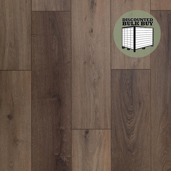 ACQUA FLOORS Wild Silverthorne 20 MIL x 7.2 in. W x 48 in. L Click Lock  Waterproof Luxury Vinyl Plank Flooring (28.8 sqft/case) AF55651 - The Home  Depot