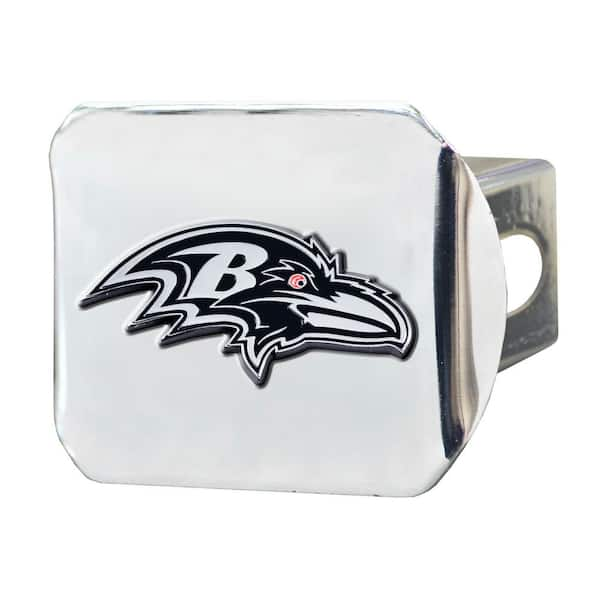 FANMATS NFL - Baltimore Ravens 3D Chrome Emblem on Type III Black Metal  Hitch Cover 21493 - The Home Depot