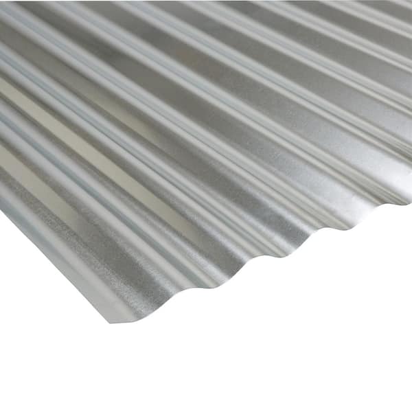 Amerimax Home Products - 3 ft. Galvanized Steel Corrugated Project Panel (3-Pack)