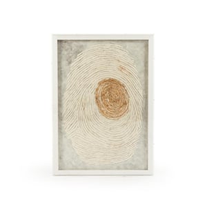 "Abstract Finger Print Paper Framed Wall Art"