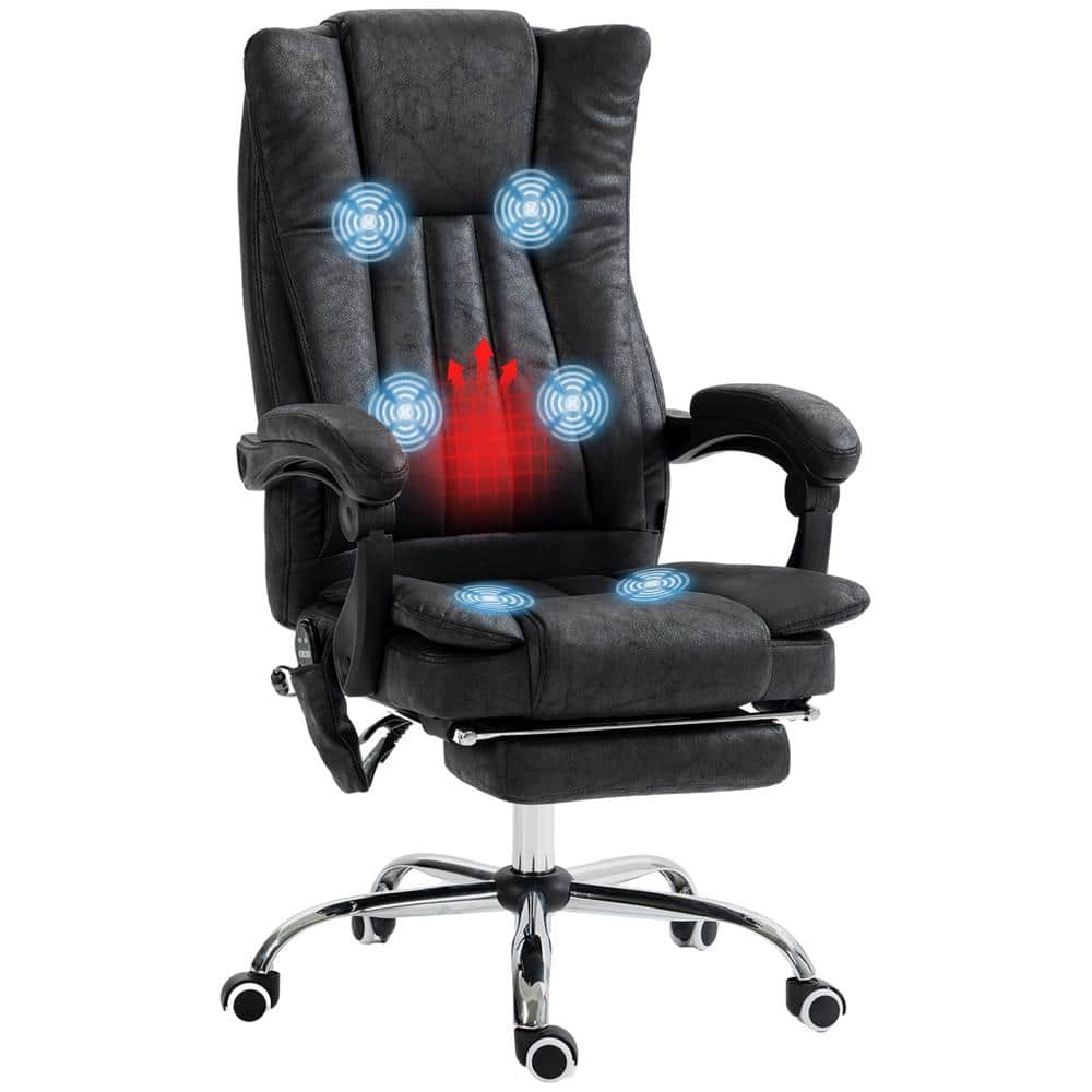 Microfiber Polyester Adjustable Height Ergonomic Office Chair in Black with Arms price history on PriceWatchPro