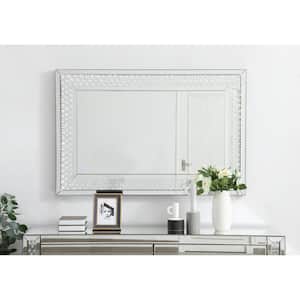 48in H x 32in W rectangle Clear LED Mirror