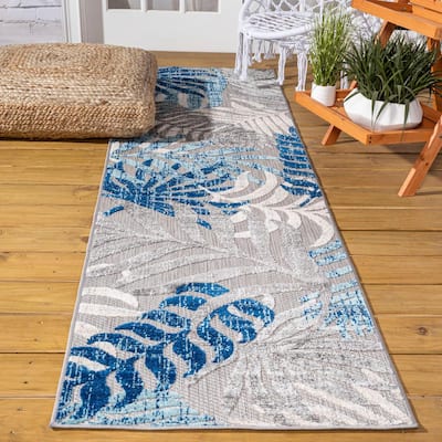 Americo Manufacturing 6201034 Ridge Runner Polypropylene Ribbed Surface Indoor/Outdoor Matting and Runners Blue 3' x 4' 3 x 4 