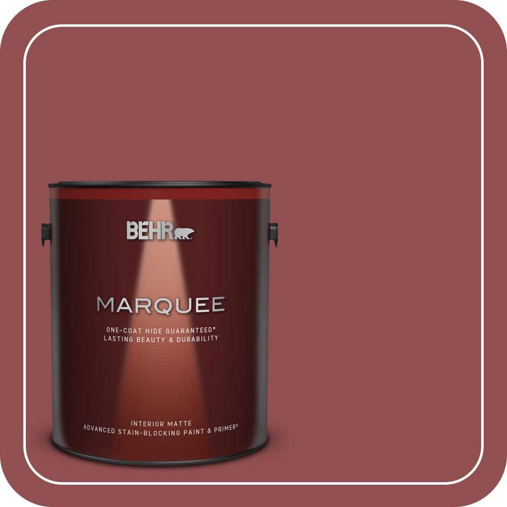 1 gal. #PPU1-08 Pompeian Red Matte Interior Paint & Primer price history on PriceWatchPro