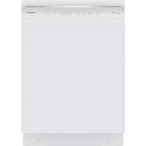 300 Series 24 in. White Front Control Tall Tub Dishwasher with Stainless Steel Tub and 3rd Rack, 46 dBA