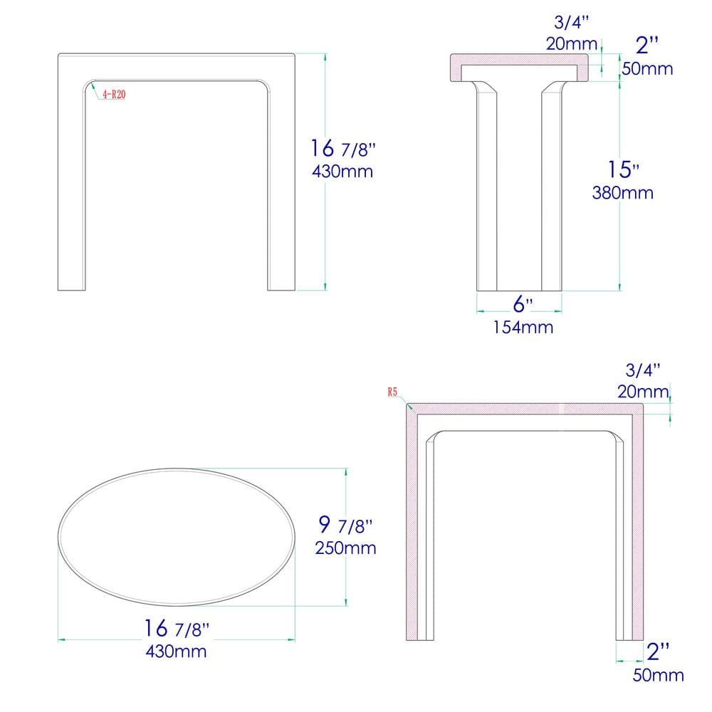 White Matte Solid Surface Resin Bathroom Shower Stool