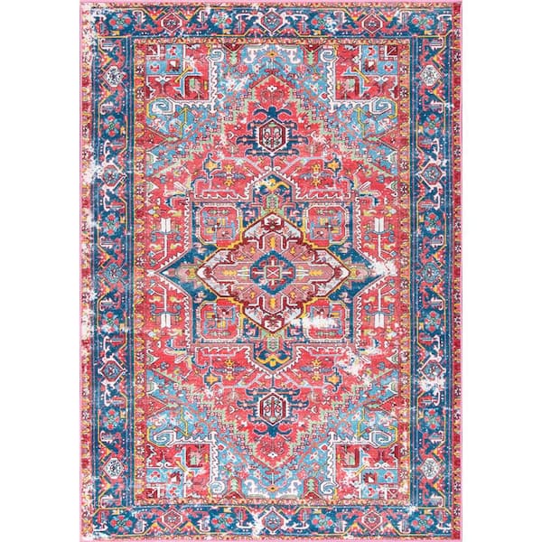 nuLOOM Sherita Oriental Persian Red 6 ft. x 8 ft. Area Rug
