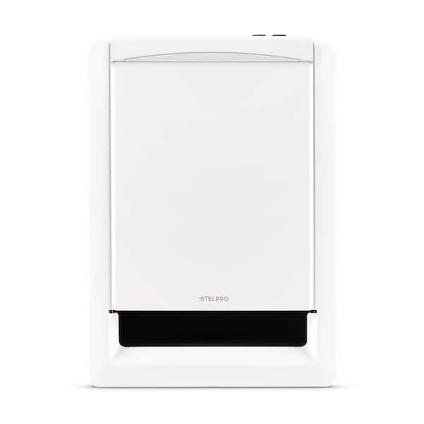 120-Volt 1500-Watt Electric Wall Fan Heater with Built-In Electronic Thermostat