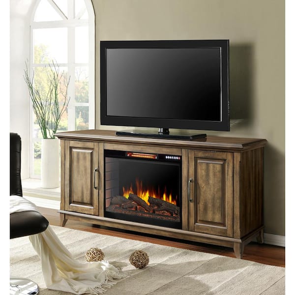 Muskoka Marcus 60 in. W Freestanding Electric Fireplace TV Stand with ...