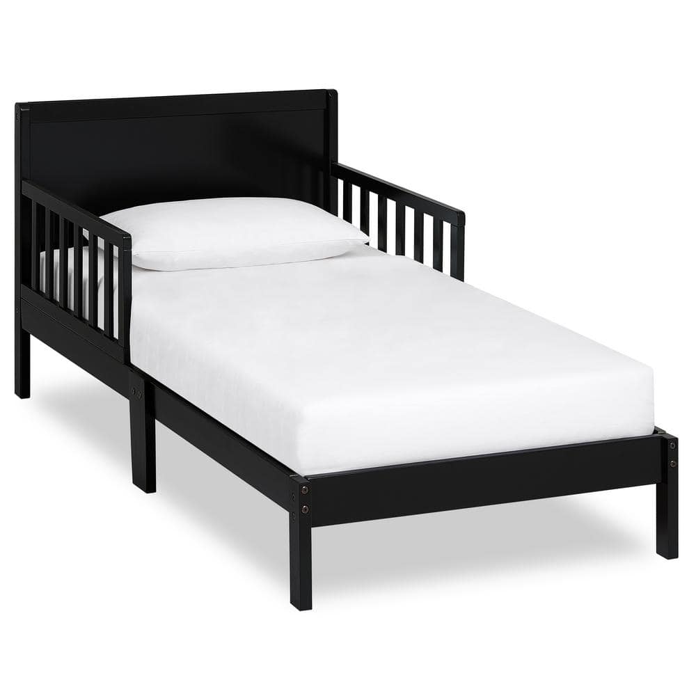Dream On Me Brookside Black Toddler Bed 648BLK The Home Depot