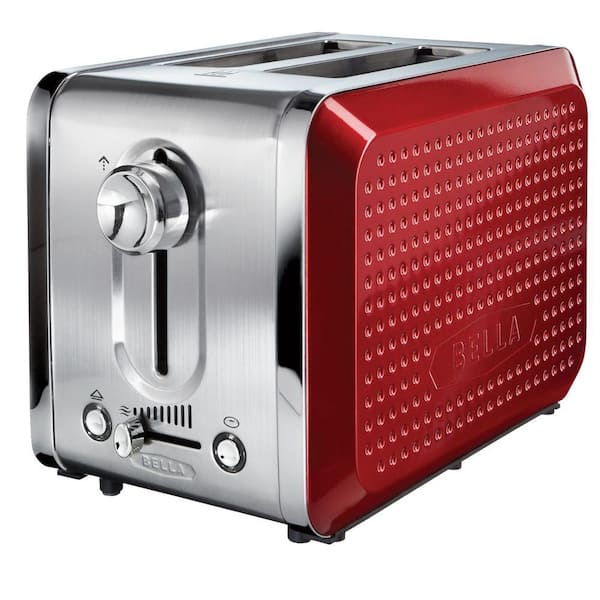 Bella Dots 2 Slice Toaster in Red