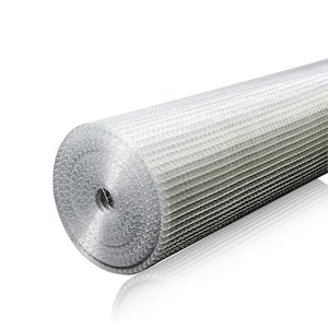 48 in. x 100 ft. 1/2 in. 19-Gauge Hardware Cloth Welded Cage Metal Chicken Fence mesh Rolls Square Garden Fence