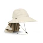 Women's One Size Fits All Cream Sundancer Hat with Neck Cape
