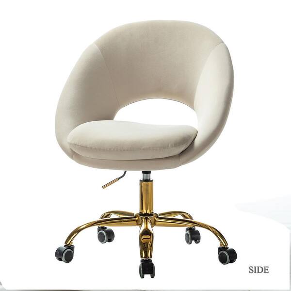 tan swivel desk chair