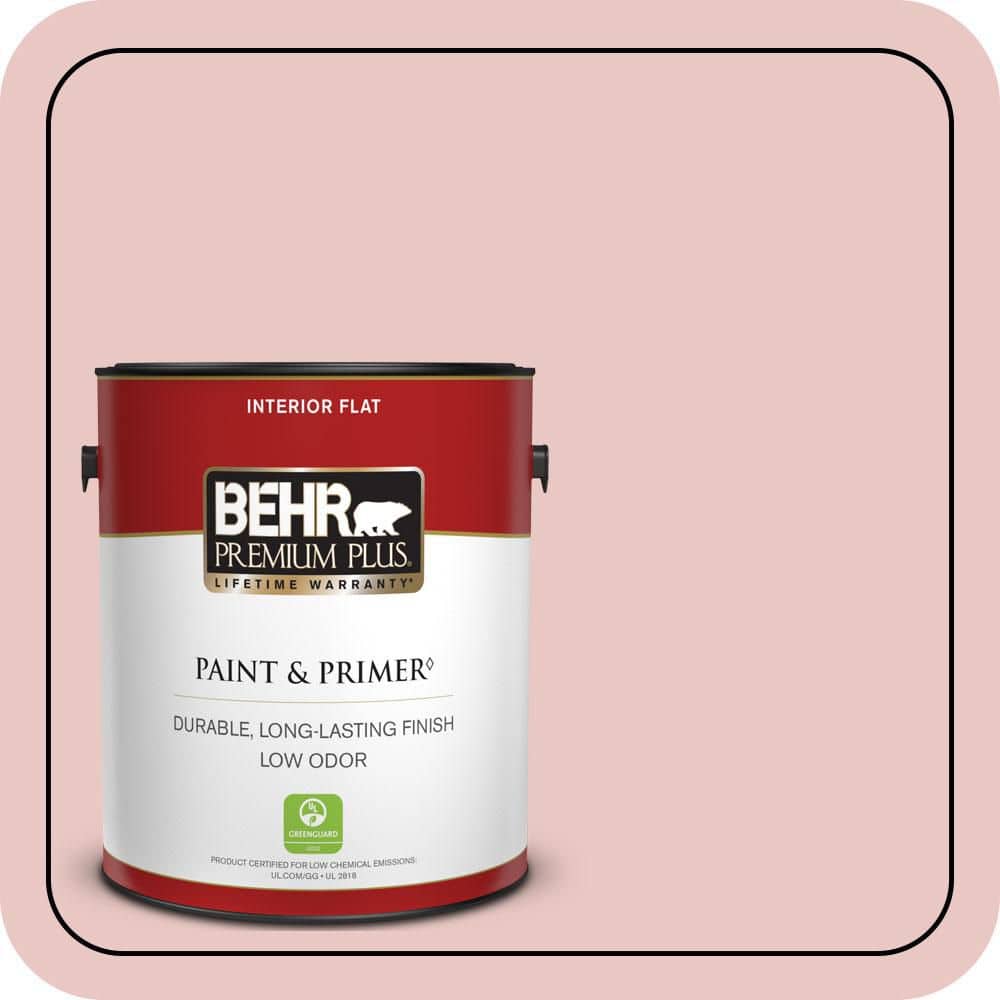 1 gal. #150E-2 Kashmir Pink Flat Low Odor Interior Paint & Primer price history on PriceWatchPro