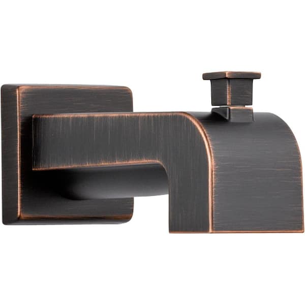 Delta Arzo and Vero 7-1/8 in. Pull-Up Diverter Tub Spout in Venetian Bronze