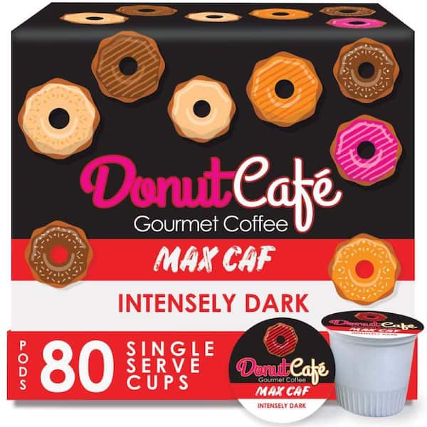 Coffee Pods for Keurig K-Cup Brewers, Intensely Dark, Max Caffeine, 80 Count